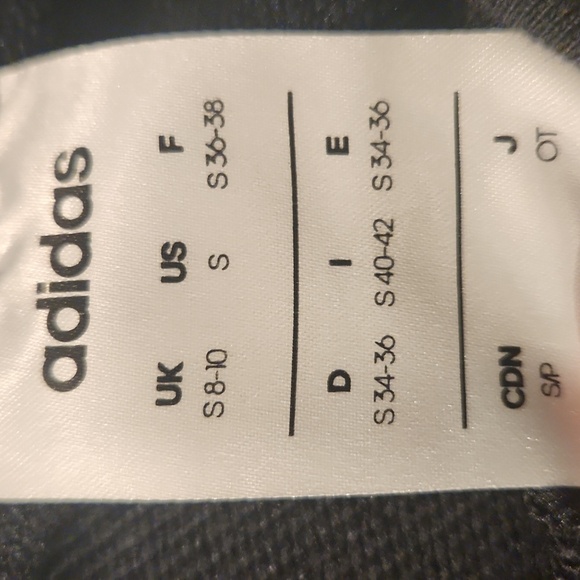 Adidas Black Sweatshirt with White Stripes - Picture 5 of 5